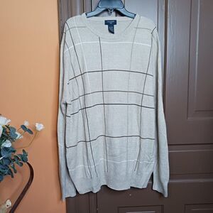 Dockers Plaid Sweater Mens Size XL